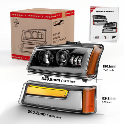 Silverado LED headlights Assembly