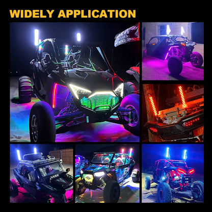 RGBW Rock Lights and Rock Lights for ATV UTV RZR