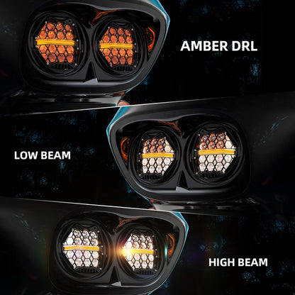 road glide led headlight upgrade