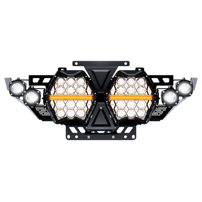 LOYO 7" Dual LED Headlights with 4 Auxiliary Spotlights for 2023.5-2026 Harley Road Glide CVO FLTRXSE, 2024-2026 Road Glide FLTRX, CVO Road Glide ST FLTRXSTSE, 240W High Brightness, Plug & Play