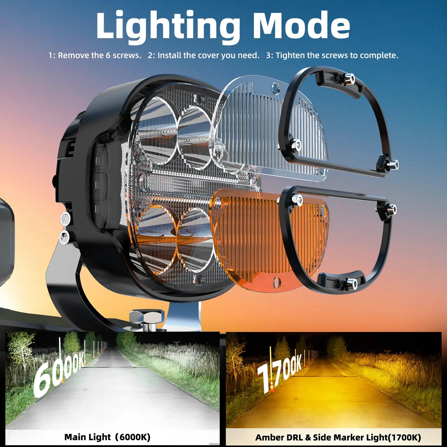 LED Street legal driving lights