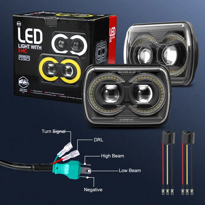 LOYO 5"x7" HEADLIGHTS DOT Approved