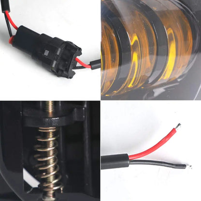 LED Fog Lamp Replacement with Amber lights, plug and play