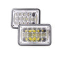 4x6 LED Headlights, 4PCS 60W DOT Approved Rectangular H4651 H4652 H4656 H4666 H6545 Headlight