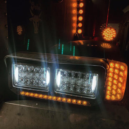 4×6 5×7 led headlights for Kenworth T800 T600 Peterbilt 379 Feightliner O-ldsmobile Cutlass H4651 H4652 H4656 H4666 H6545