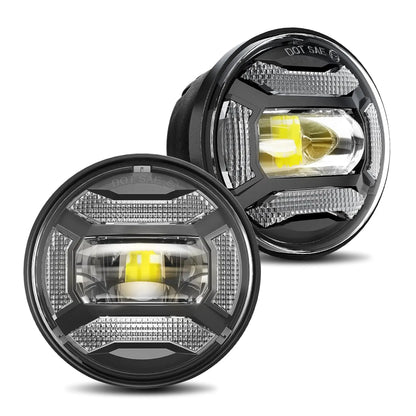 LOYO 4.5 inch LED Passing Lights for Harley Davidson Motorcycle