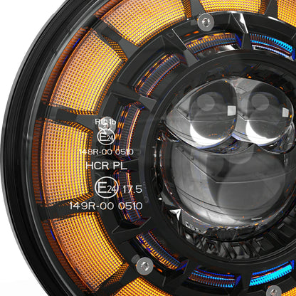 LOYO 7 inch LED Headlights, DOT E-Mark Approved