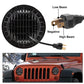 7'' Round Black LED Headlights Compatible with Jeep Wrangler JK TJ LJ CJ Hummer H1 H2