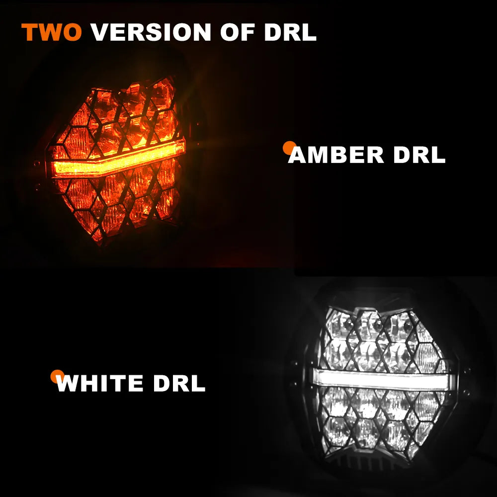 7 inch LED Headlight for Harley Davidson Street Glide Electra Glide Ultra  Road King