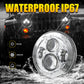 Waterproof IP67 LED Headlights for Jeep wrangler, gladiator, chevy, hummer etc