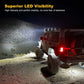 7 inch 120W super bright LED Pods Spot & Flood Beam with ambetr lights