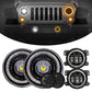LED Headlights, Fog Lights and Front Turn Signal Lights Kit For Jeep Wrangler JK