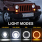 7 inch LED Headlights for Jeep Wrangler, Gladiator, Chevry