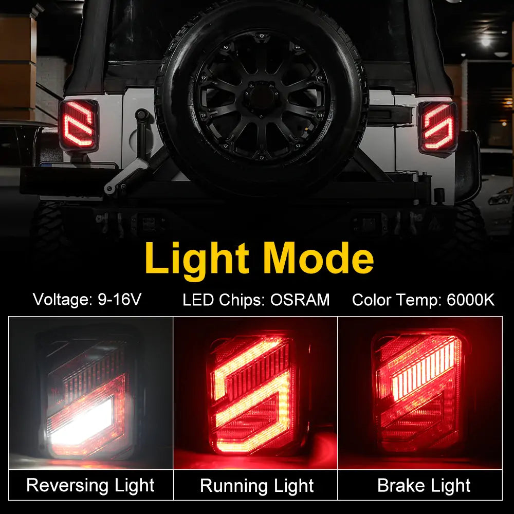 Jeep Wrangler Tail Lights for JK - LOYO S tail lamp