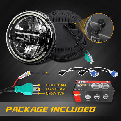 7 inch LED Headlights for Jeep Wrangler JK JL JKU GLadiator JT
