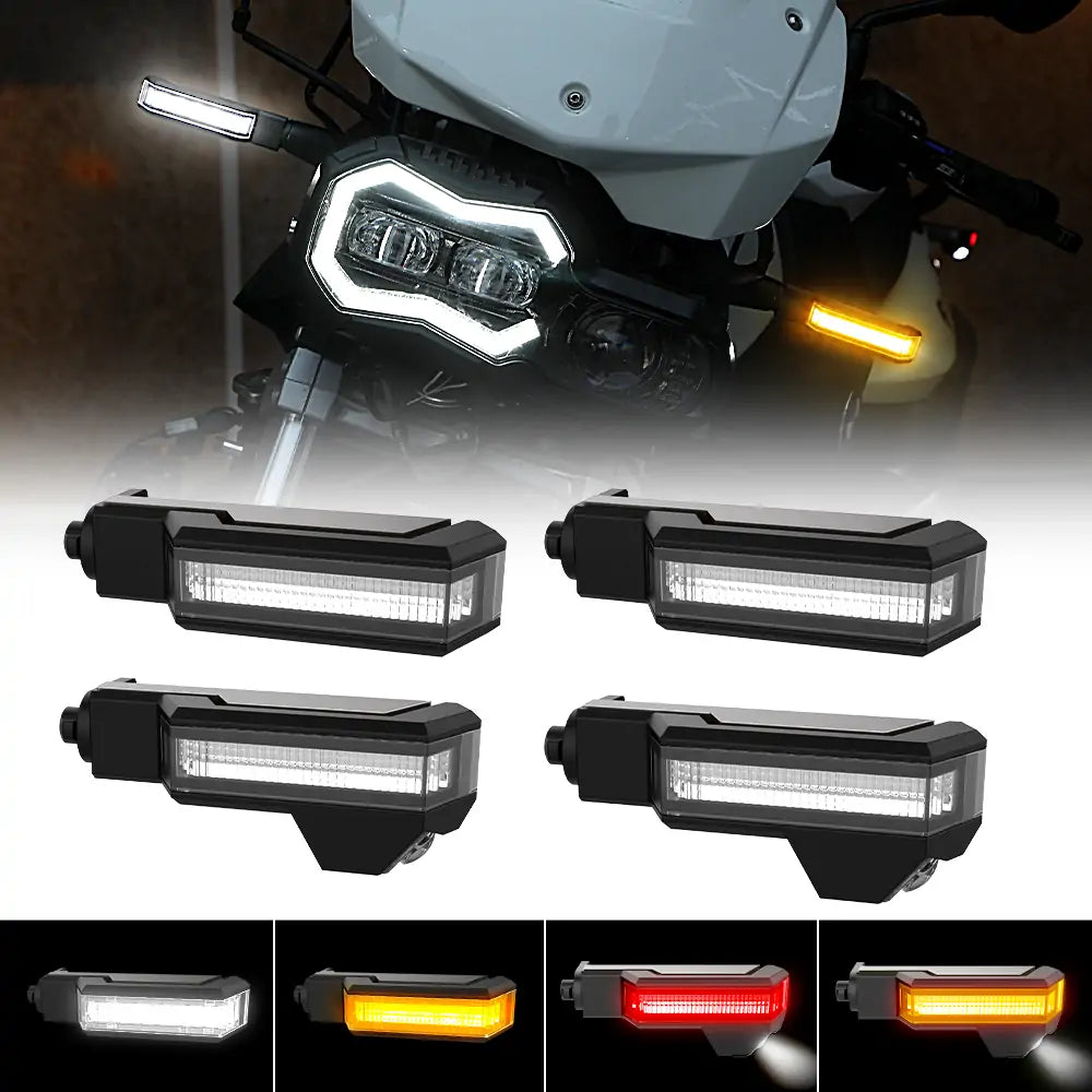 Motorcycle Motorbike LED Turn Lights Blinker Front Indicator Lights for BMW Motorcycle