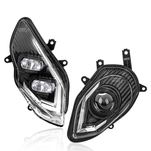 E-Mark Approved Full LED Headlight Assembly Compatible with BMW S1000RR 2015-2018