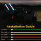 2FT RGB Whip Lights with Anti-Fracture Spring Base, Spiral Led Whip Light with App and Remote Control for Jeep UTV ATV Off-Road RZR Polaris Truck Car 4X4 Sand Buggy Dune 