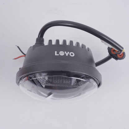 4.5 inch 30W LED Passing Lamps for Harley Davidson - Dual Light Modes, DOT Approved