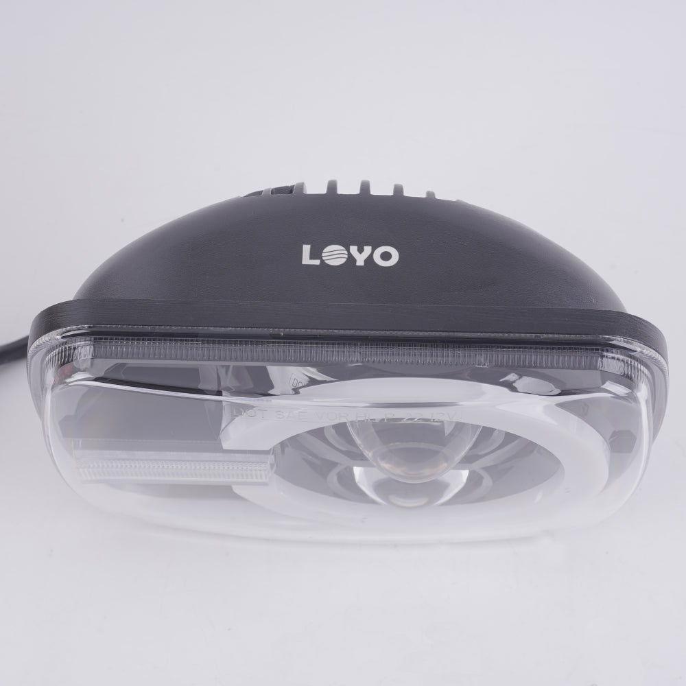 LOYO 5x7 Inch LED Headlights W/ DRL & Turn Signal For Jeep Wrangler YJ Cherokee XJ Trucks