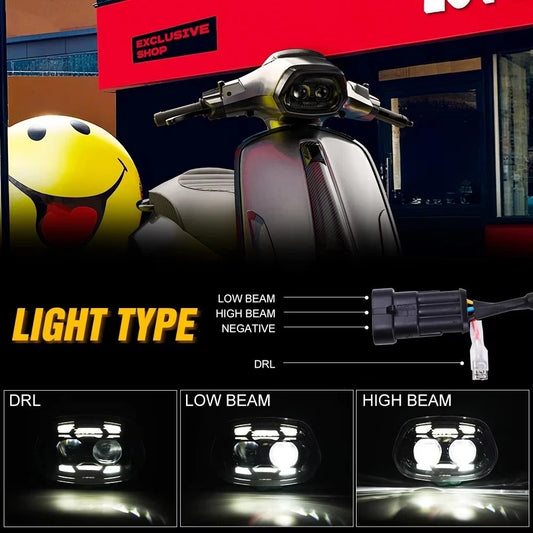 vespa sprint led headlight