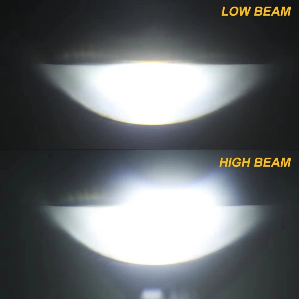 E-mark Approved Motorcycle Headlight 70w LED High Low Beam