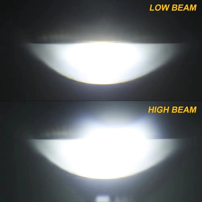 E-mark Approved Motorcycle Headlight 70w LED High Low Beam