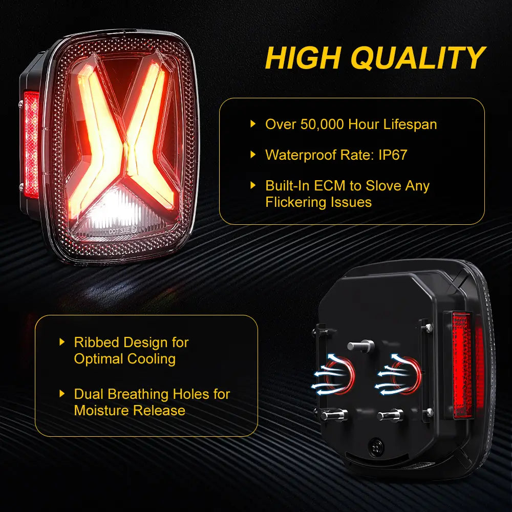 The Best LED Tail Lights for Jeep TJ CJ YJ