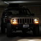 LOYO 5x7 Inch LED Headlights W/ DRL & Turn Signal For Jeep Wrangler YJ Cherokee XJ Trucks
