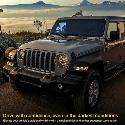 Jeep Wrangler JL Sport LED Turn Signal Upgrade 