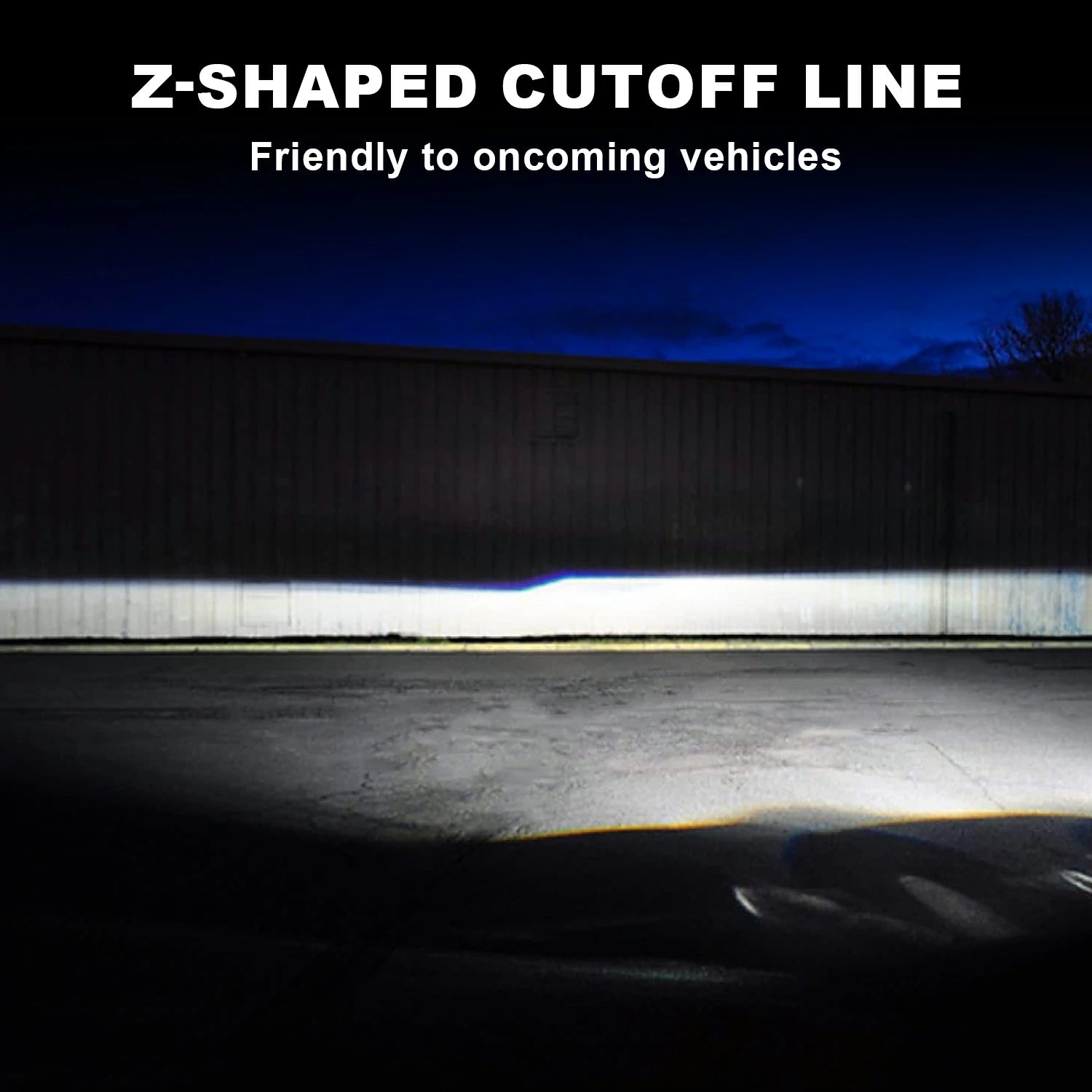 LOYO 7 inch LED Headlights with sharp Z cutoff line