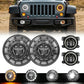 jeep wrangler jk headlights and fog lights combo