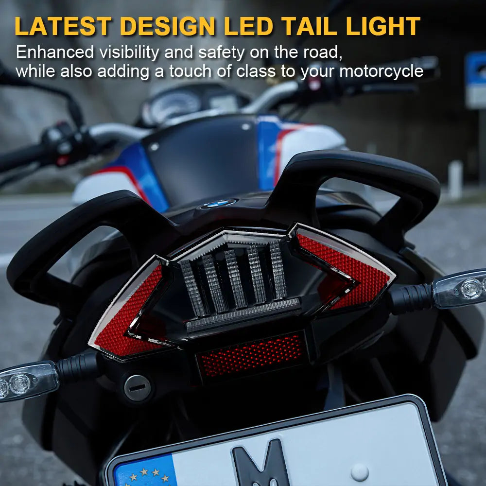 BMW Motorcycle LED Tail Light Kit Integrated DRL Brake Light – loyolight