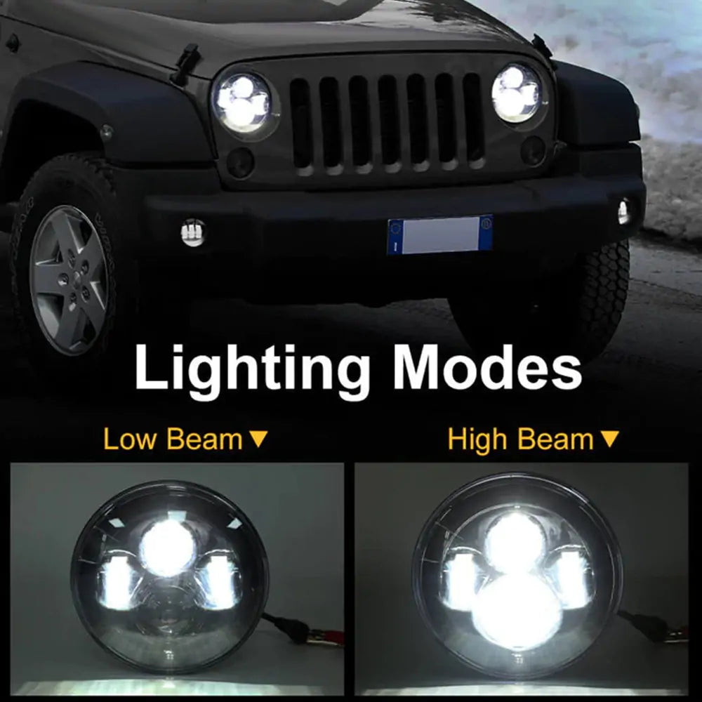 Jeep Wrangler JK headlights