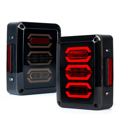 LED tail lights with smoked lens