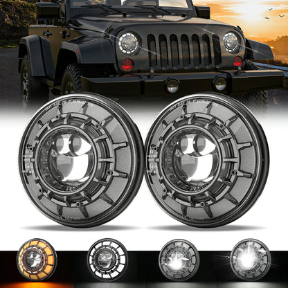 Best 7 inch round led headlights for classic cars