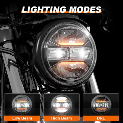 5.75 inch led motorcycle headlight