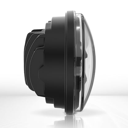 LOYO 5.75 inch LED Headlights for Harley Davidson W/ Amber Signal & White DRL