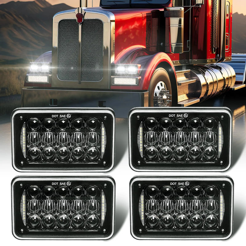 4x6 LED Headlights