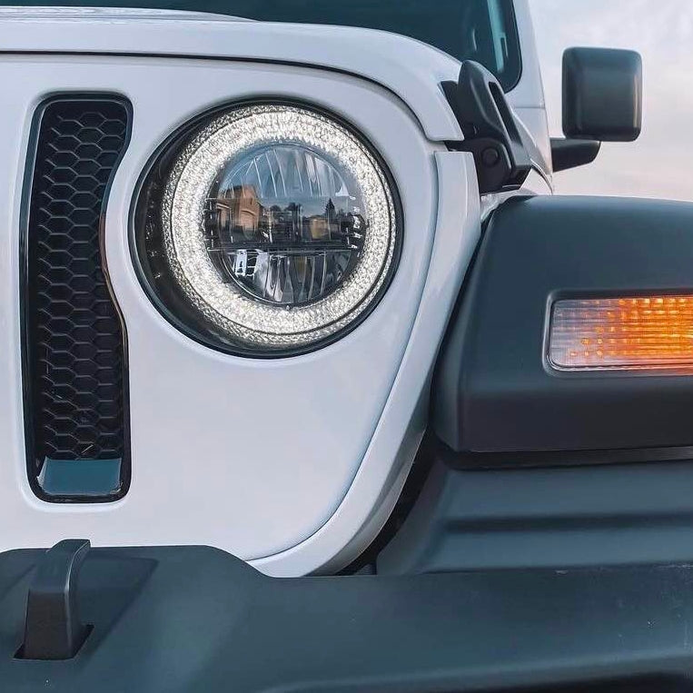 Jeep led headlights for wrangler jl and gladiator jt