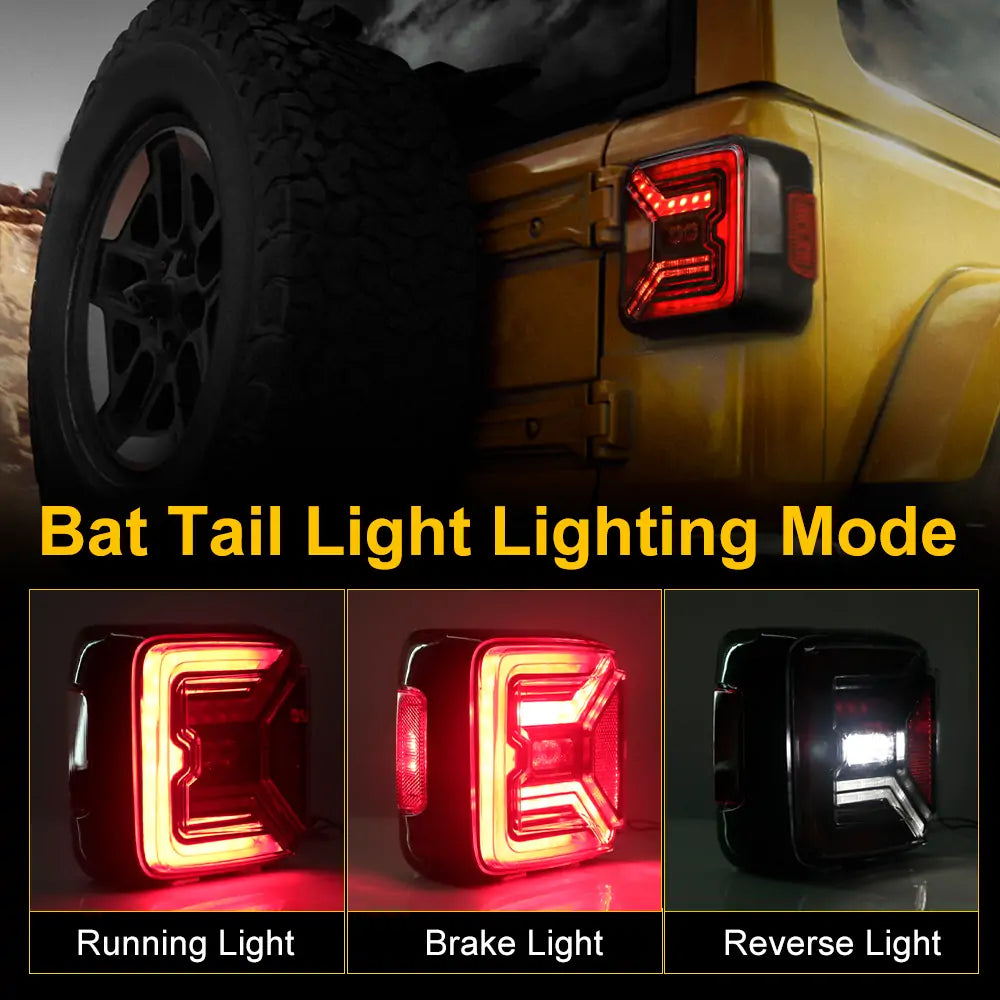 LED Tail Lights For Jeep Wrangler JL
