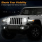 Jeep Wrangler Build - LED Headlights and Fog Lights Combo
