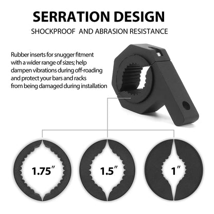 Off-Road ATV UTV Light Bar Mount Mounting Bracket 
