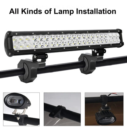 Off-Road ATV UTV Light Bar Mount Mounting Bracket 