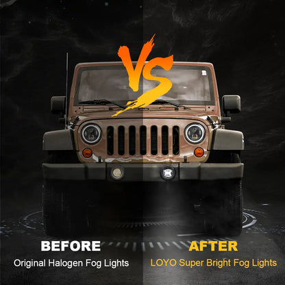 Jeep Wrangler JK Fog Lights Replacement