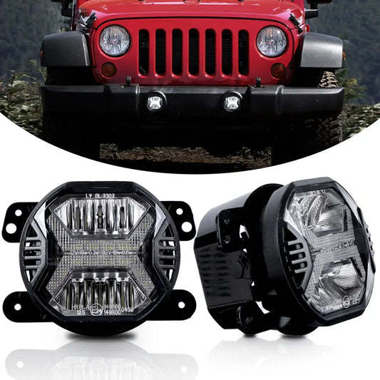 LOYO New Deisng 4 inch LED Fog Lights fof Jeep JK JL JT