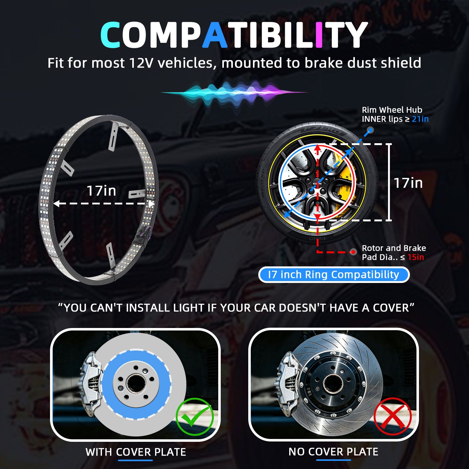 app controlled wheel lights