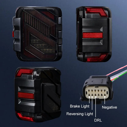 2023 Newest deisgned LED Tail Lights for Jeep Wrangler JL