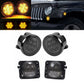Jeep Wrangler JK LED Front Grill tun signal and fender side marker lights