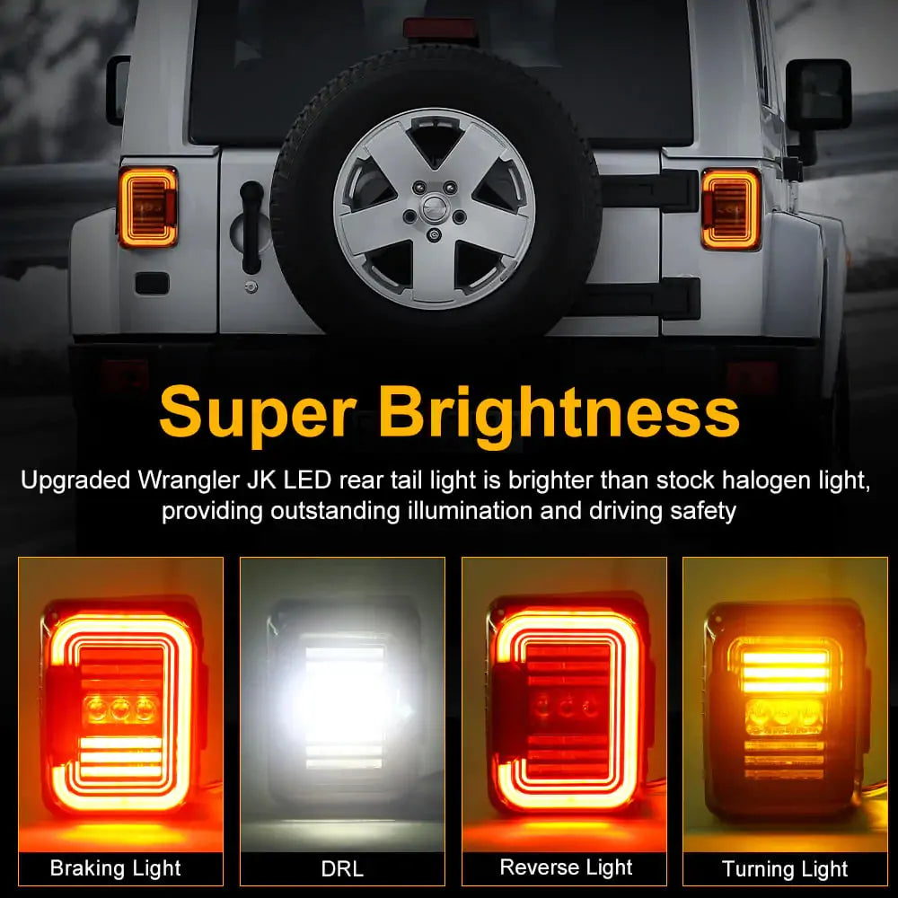 Jeep wrangler JK LED Lights Taillight